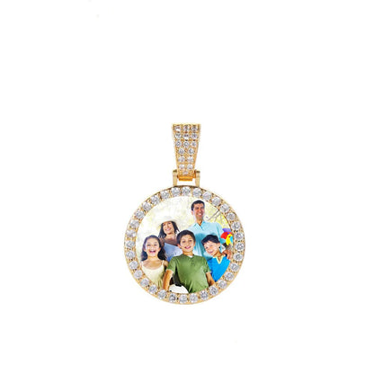 Hip Hop Jewelry Bling CZ Picture Necklace