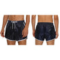 Mens Waterproof Swim Shorts Drawstring Side Pockets