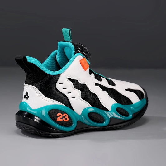 Fashion Basketball Shoes High-top PU Leather