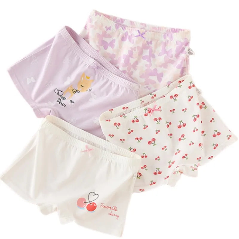 Girl Cotton Briefs Boxers Breathable Comfortable