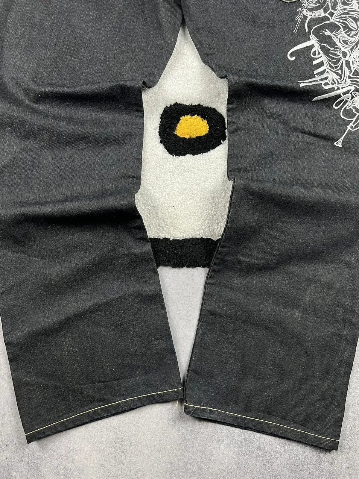 Vintage South Pole Black Denim Jeans Men's