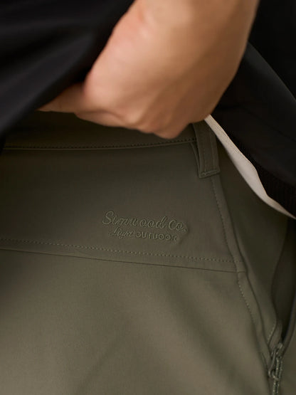 Loose Straight Water Repellent Softshell Hiking Trouser