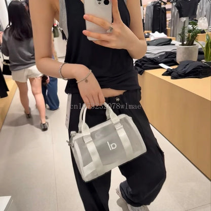 Women's Transparent Sports Yoga Fitn Tote Bag