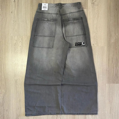 Mens American Vintage Yellow Washed Embroidered Jean