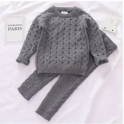 Boys/Girls Baby Knit Sweater Cardigan + Shorts