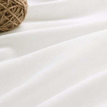 Custom Made Sheer Curtain Faux Linen Tulle
