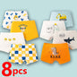 8 pcs Boys Boxer Briefs  Underwear Teenager Cartoon