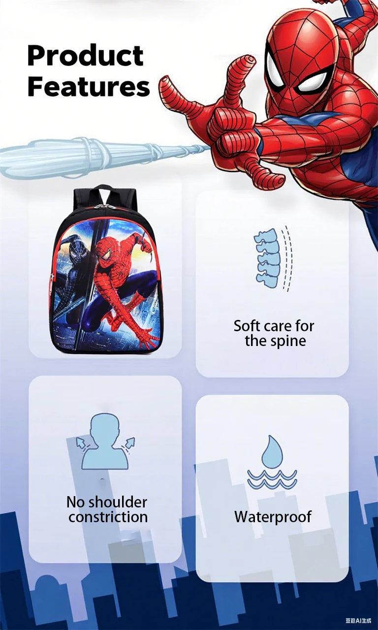 Disney Marvel Series Backpack Boy's Primary Schoolbag