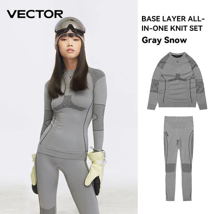 Women Ski Thermal Underwear Sets Quick Dry