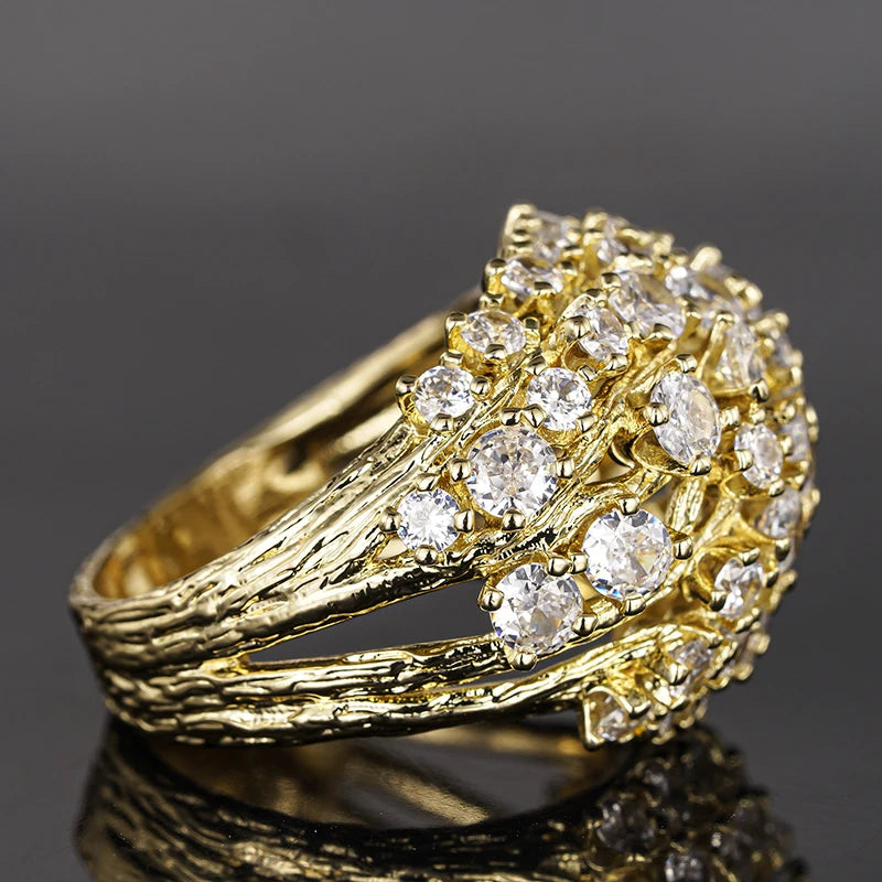 Luxury Gold Color Wedding Band Accessories