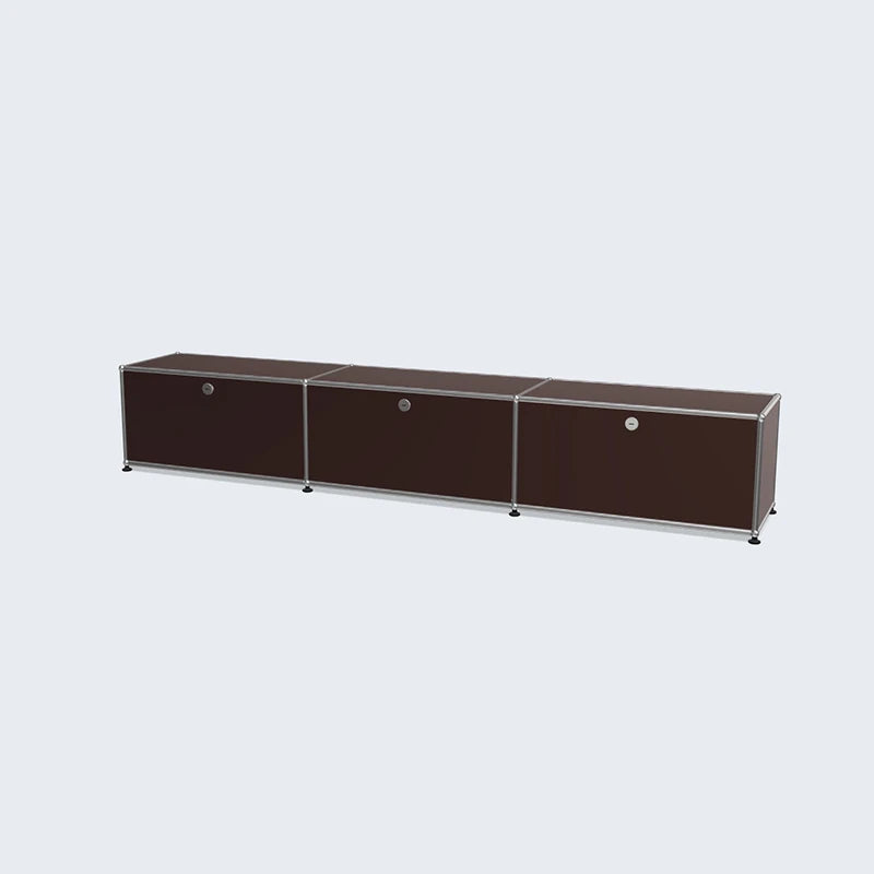 Metal Storage Display Cabinet Living Room