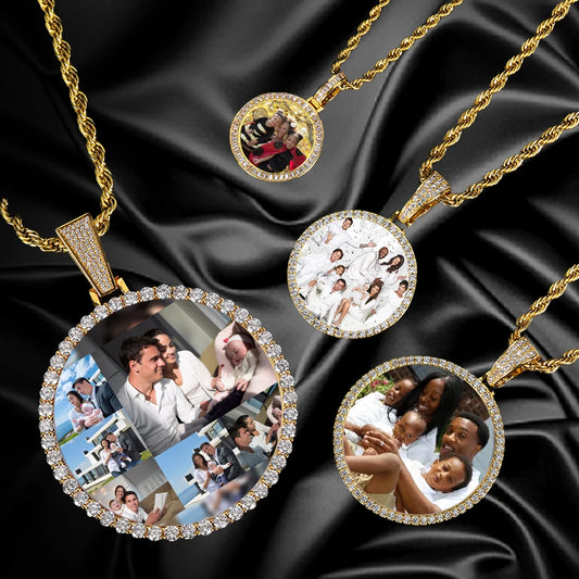 Hip Hop Jewelry Bling CZ Picture Necklace