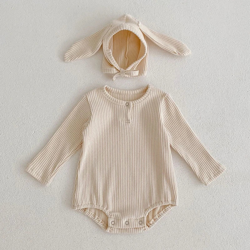 Infant Baby Girls Sleeveless Knit Rompers