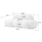Sdorens Modern Cloud Shaped Couches Comfy Upholstered