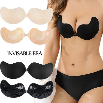 Invisible Push Up Bra for Women Backless Strapless