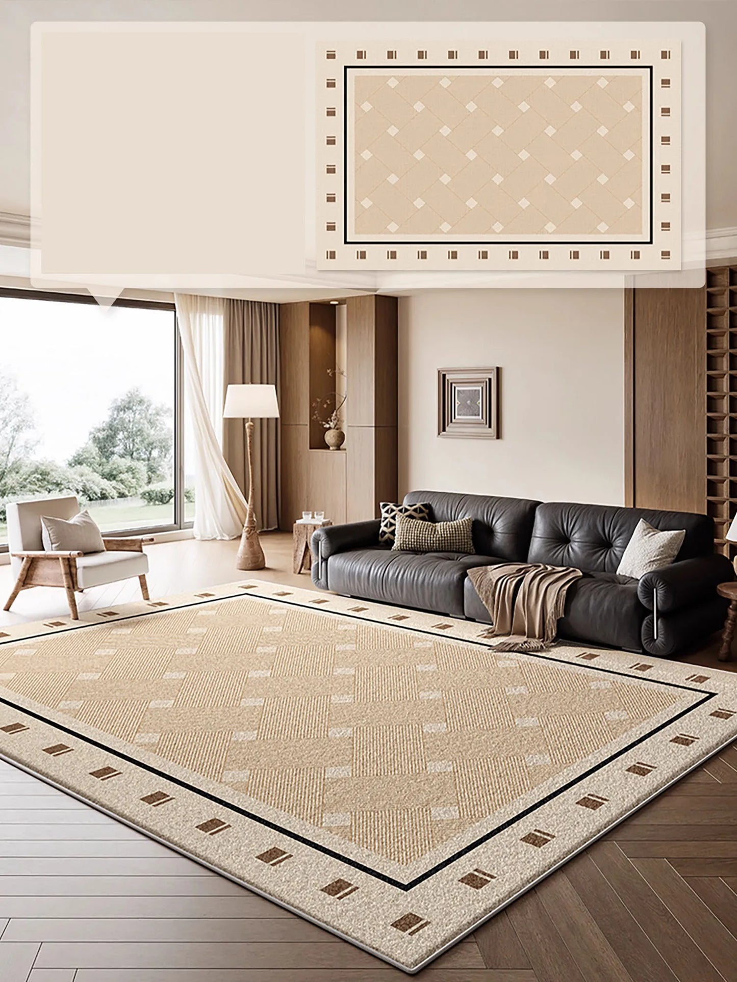 Modern Simple Carpet Advanced Geometric Pattern