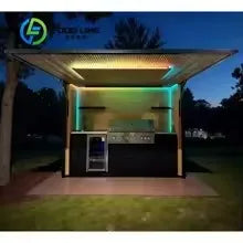Outdoor Kitchen Pods BBQ Cooking Cabin with Electrical