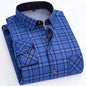 Flannel Plaid Casual Menswear Long Sleeve Fleece