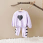 Love Sweatshirt Long Sleeve +Bow Pants