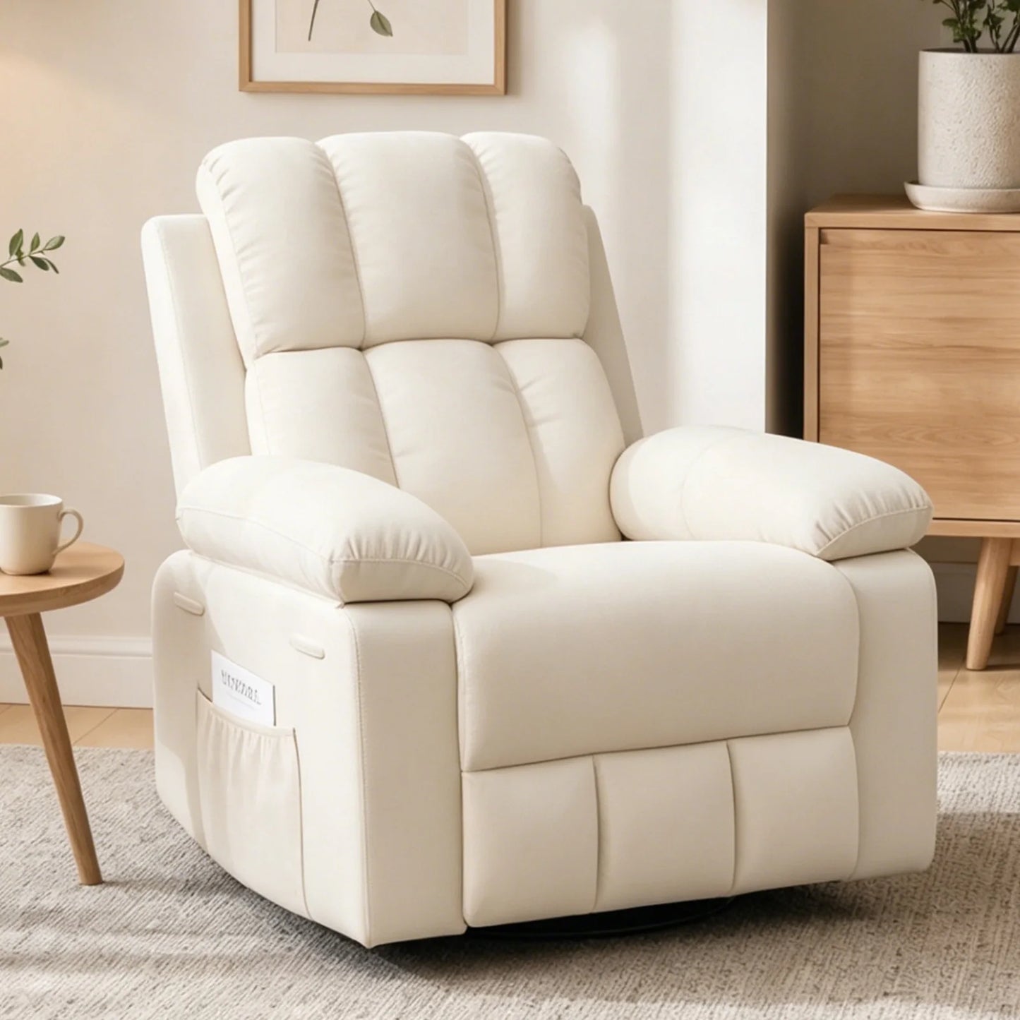 Rocking Recliner Chair, Modern Glider Recliner