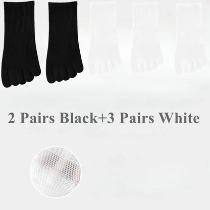 5 Pairs  Women Sports Toe Socks