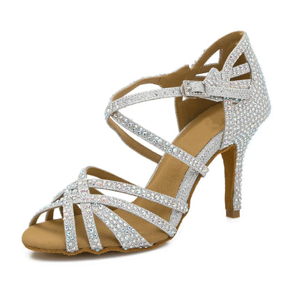 Women High Heels Diamond-encrusted Sandals