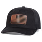 1piece Unisex American Flag Leather Baseball Caps