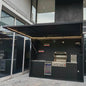 Black/grey Garden/patio Outdoor Bbq Kitchen Pod