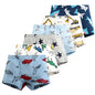 6 Pcs Toddler Boys Cartoon Boxer Briefs Underwear