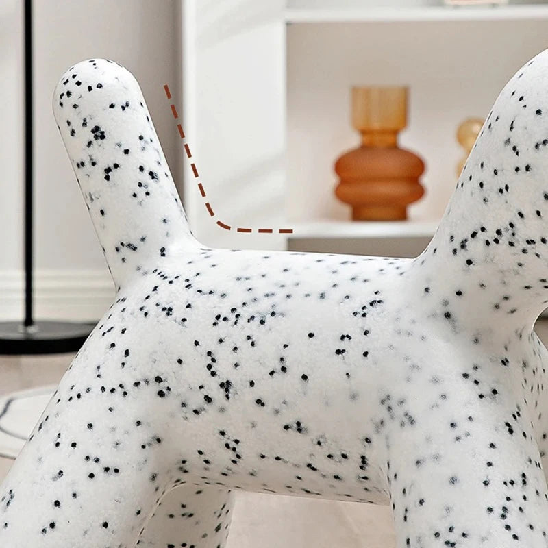 Plastic Children's Chair Cute Cartoon Dog Animal
