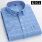 Plus Size Men Plaid Striped Formal Business