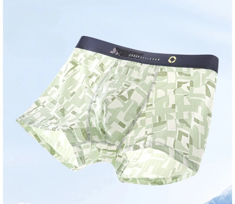 4PCS Teens Boy Mesh Breathable Antibacterial Underwear