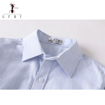 Fashion Clothes Stripe Long Sleeve Shirts