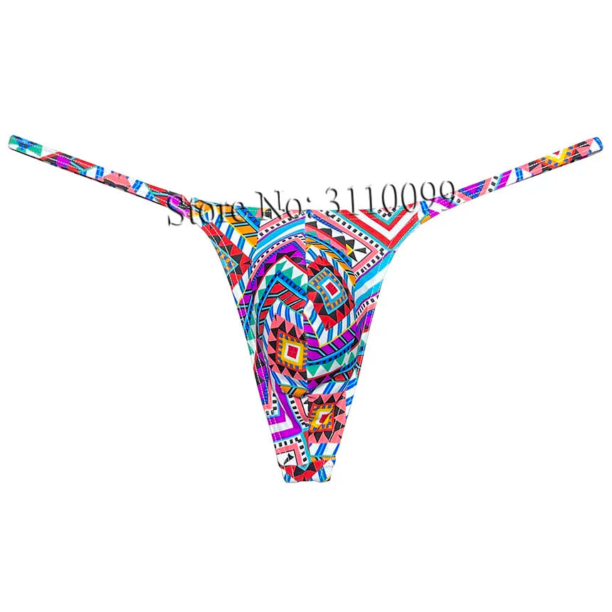 Men‘s Thong Micro Bikini Swim  Pouch G-string