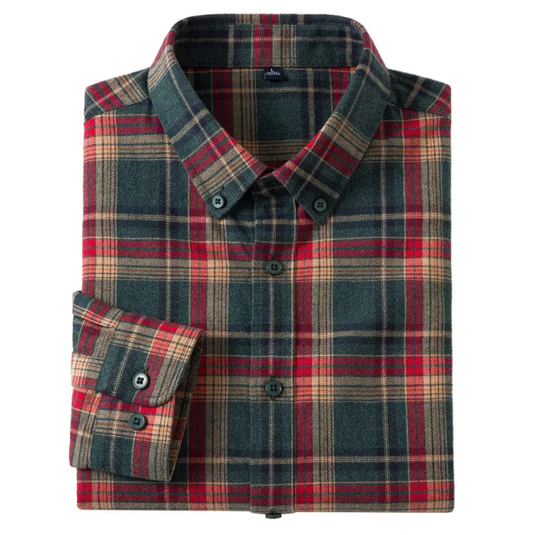 Men's, Plaid Casual Jacket, Anti-Wrinkle, Multi-Color