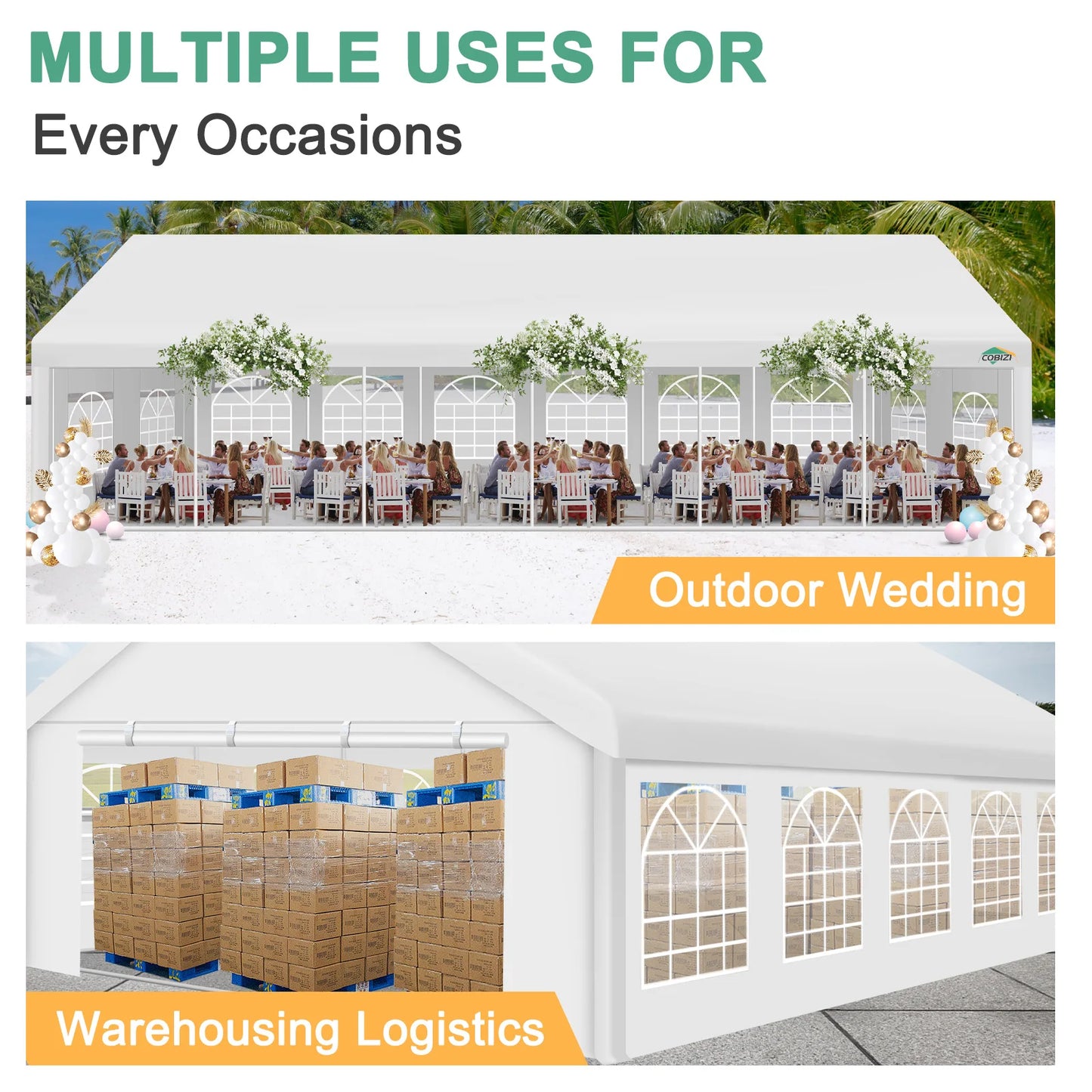 20x40FT Heavy Duty, Event Tent for Parties