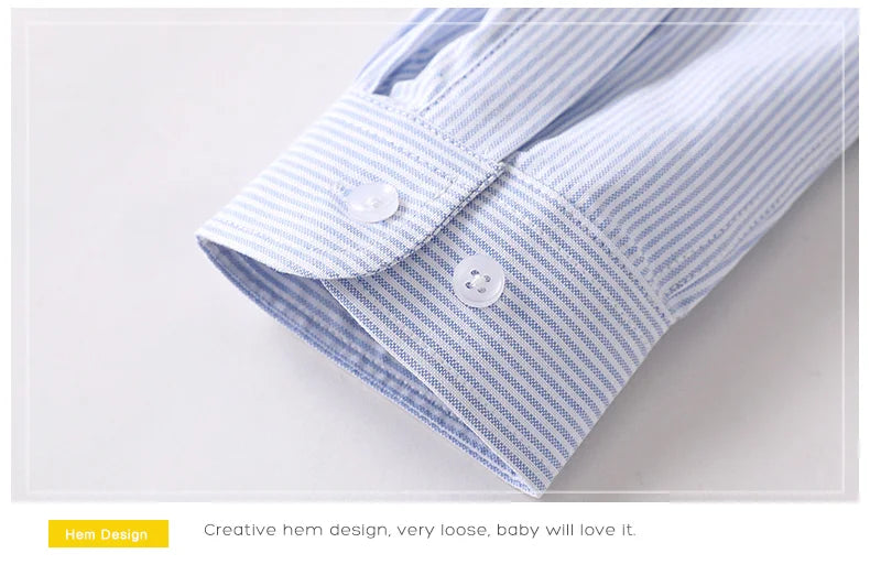 Fashion Clothes Stripe Long Sleeve Shirts