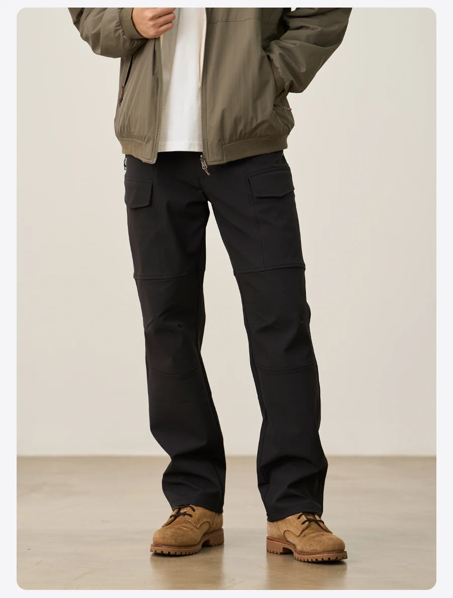 Loose Straight Water Repellent Softshell Hiking Trouser