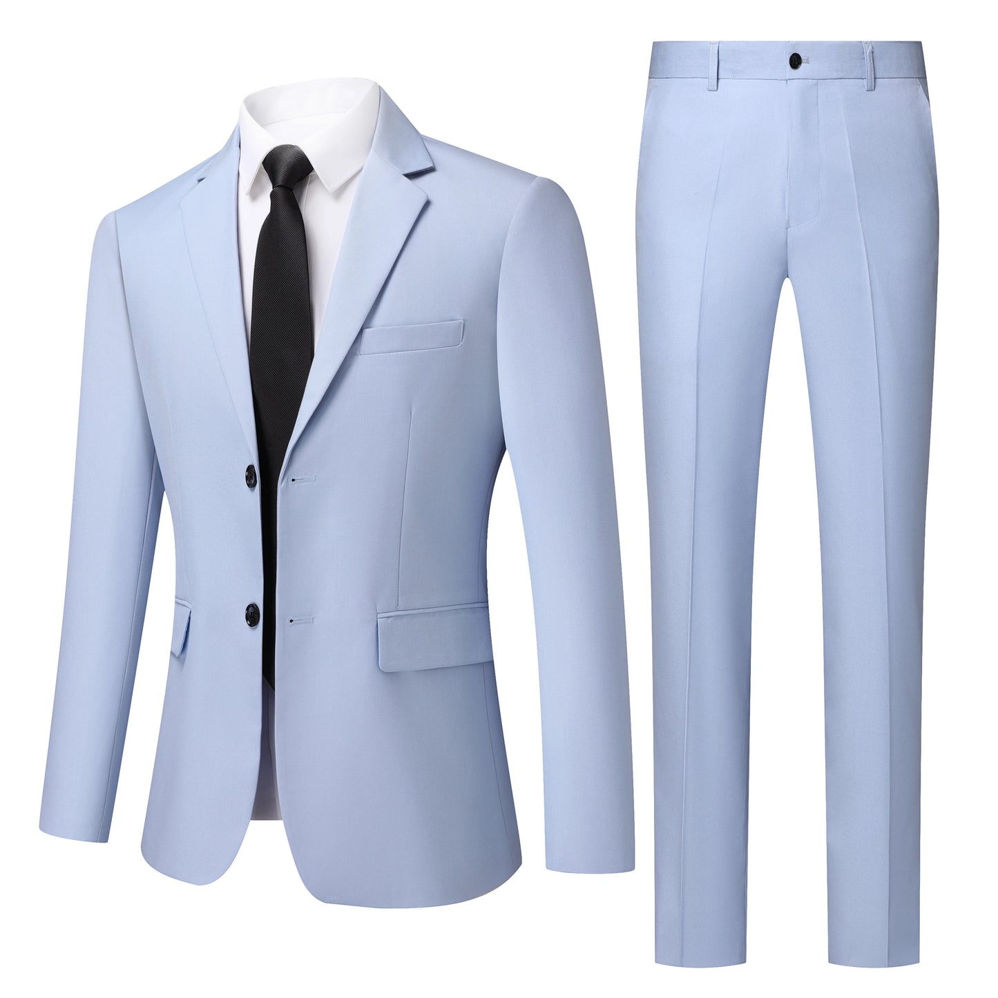 Men's 2 Piece White  Suit