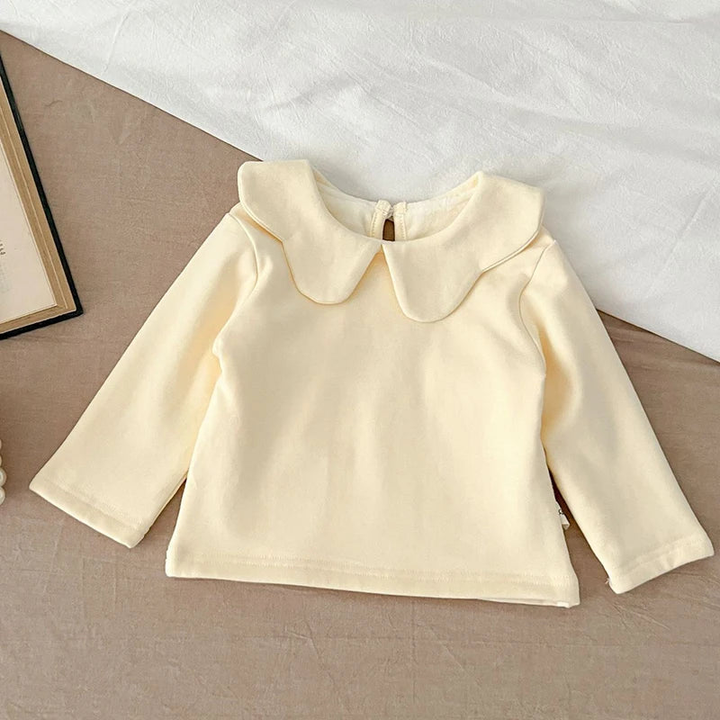 Infant Baby Girls Long Sleeve Cotton Jumpsuit