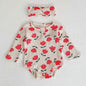 Infant Baby Girls Sleeveless Knit Rompers