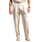Men s  Fit Dress Pants Solid Color Flat Front