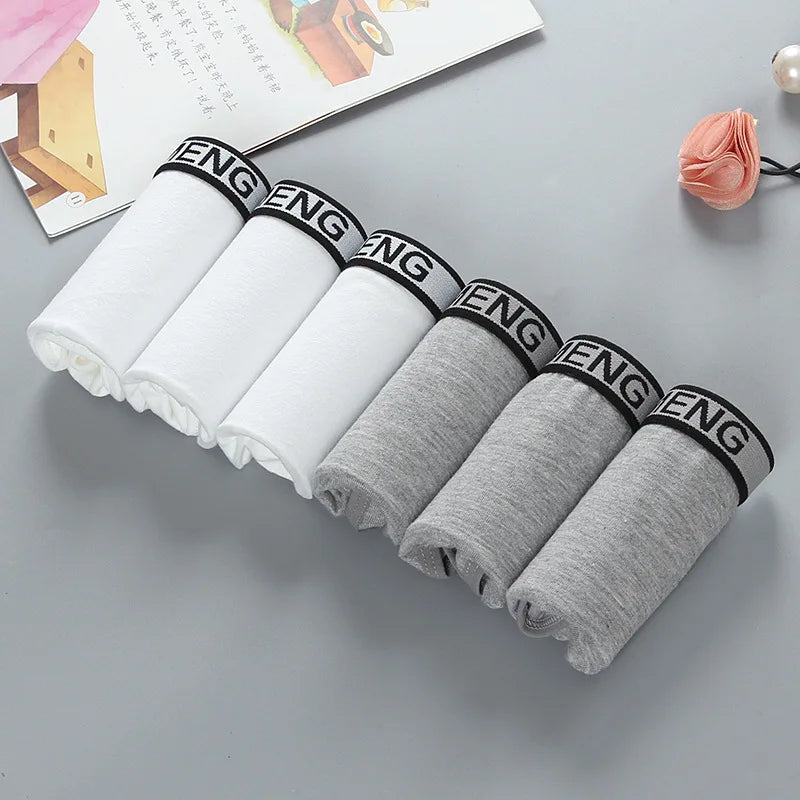 6Pc Girls Cotton Briefs  Teenage Underwear
