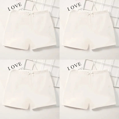 4PC Teen Girl Boxers Pure Cotton Panties
