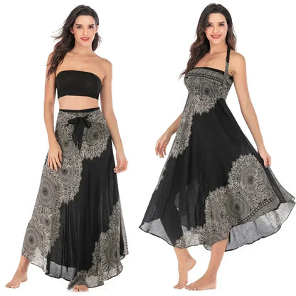 Sexy Long Boho Bottom Vintage Casual Skirt