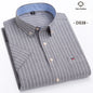 Plus Size Men Plaid Striped Formal Business