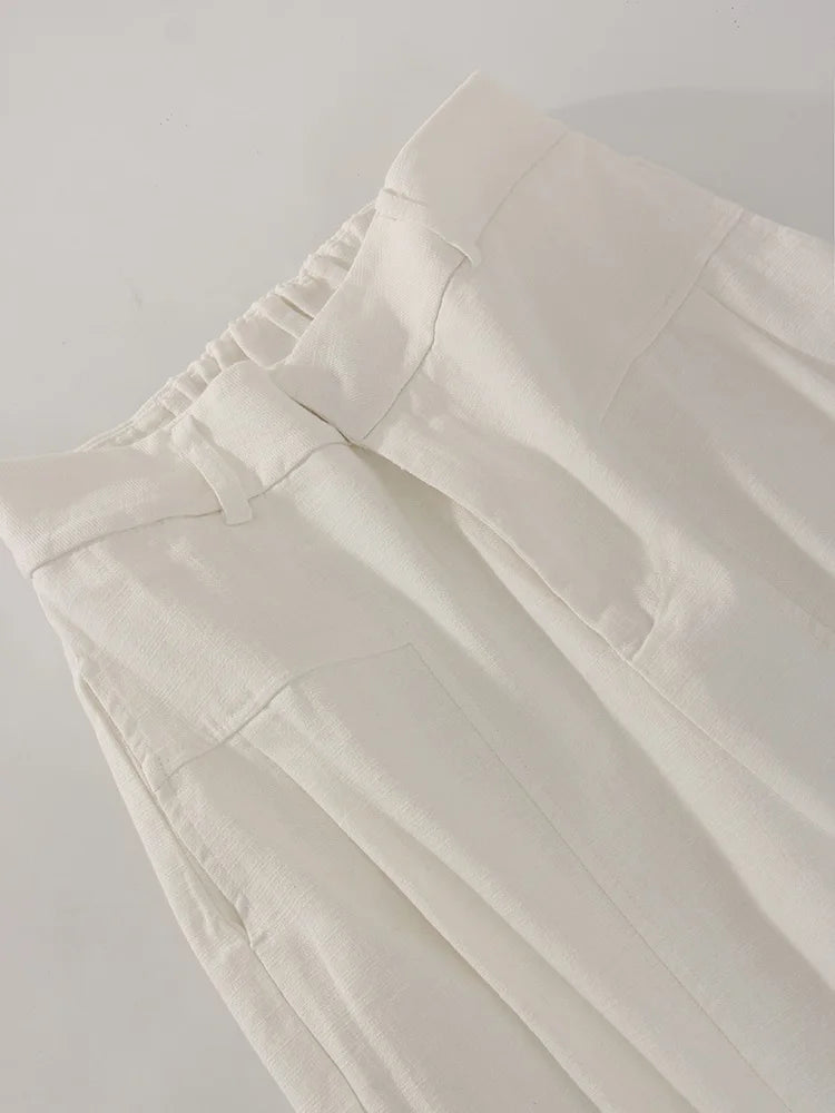 Women Wide Leg Formal Straight Leg Pants