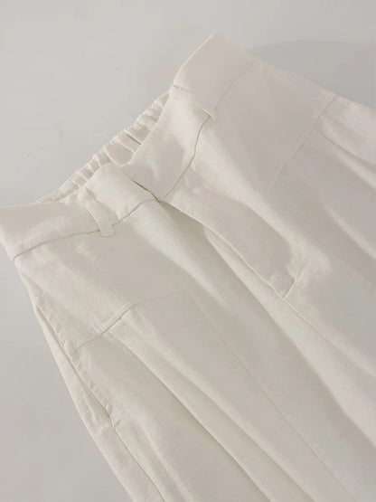 Women Wide Leg Formal Straight Leg Pants