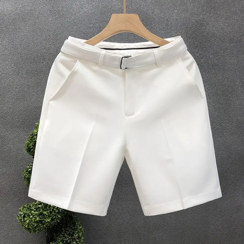 Casual Slim Fit Men's Suit Shorts Stylish