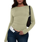 Sexy Cropped Womens Casual Skinny Slim T Shirts